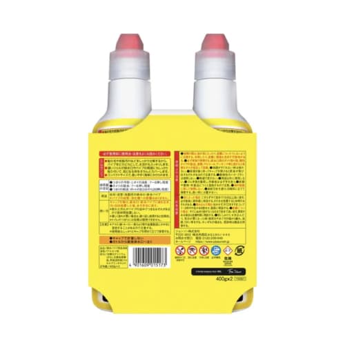 Pipe Unish Pro Concentrated Liquid Drain and Pipe Cleaner, Compact, Set of 4 (400g x 4 bottles) with Original Sticker