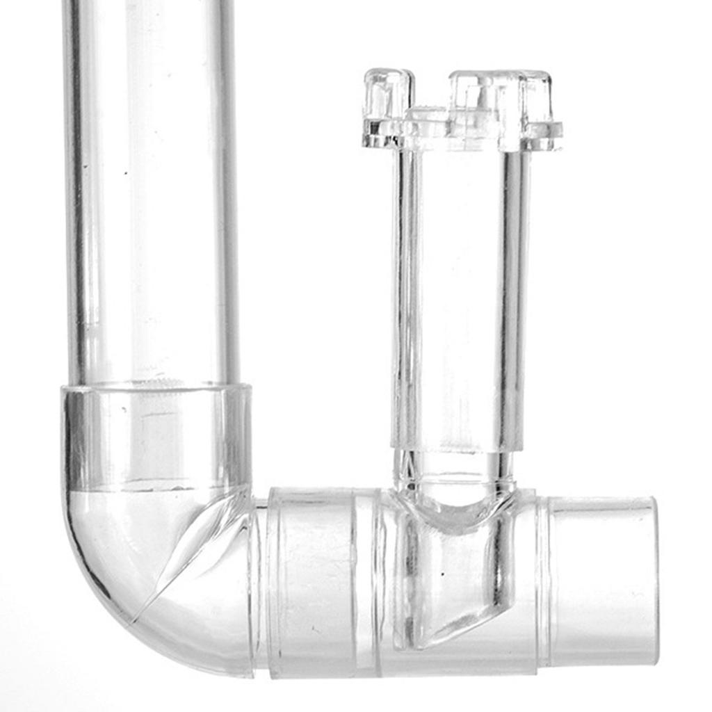 Plastic Aquariums Skimmer Clear Pipe Spin Surface Inflows Outflows Filter for Fish Tank Aquariums Cleaning Accessories