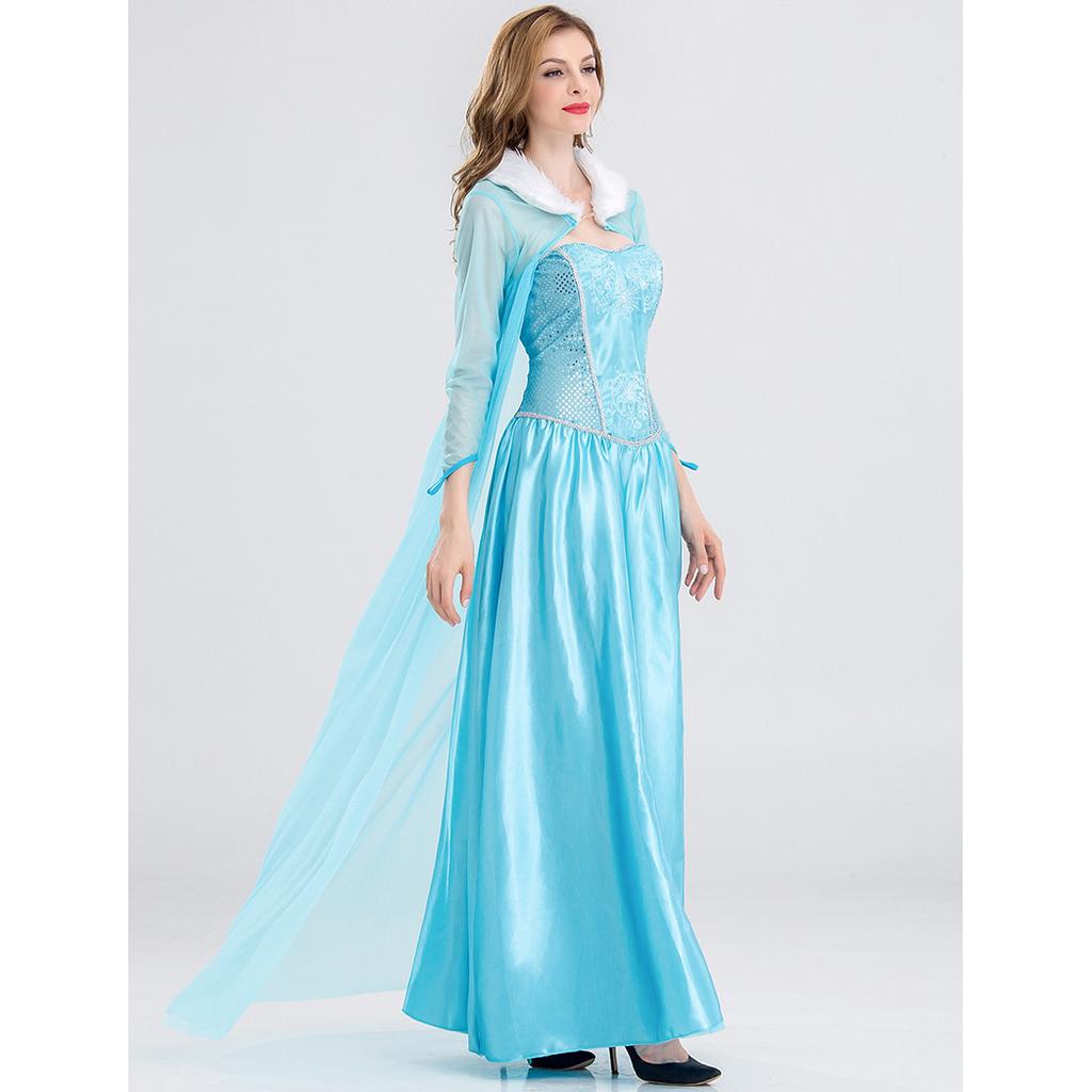 Aschenputtel Halloween Schneewittchen Kostüm Elsa Kleid, Frozen 2 Anna Cosplay Kostüm