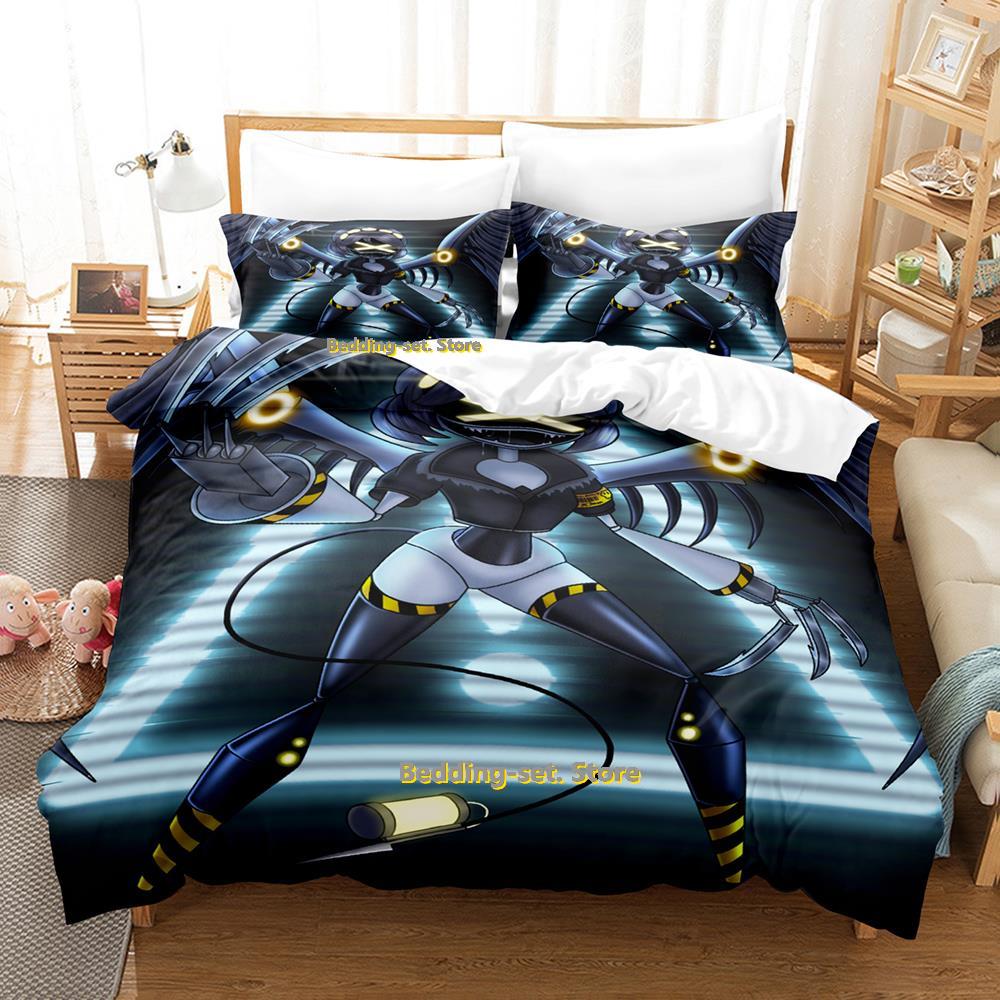 Hot Anime Murder Drones 3Pcs Bedding Set Duvet Cover Pillowcase Soft Home Bedroom Decoration Gift Personalized bed cover