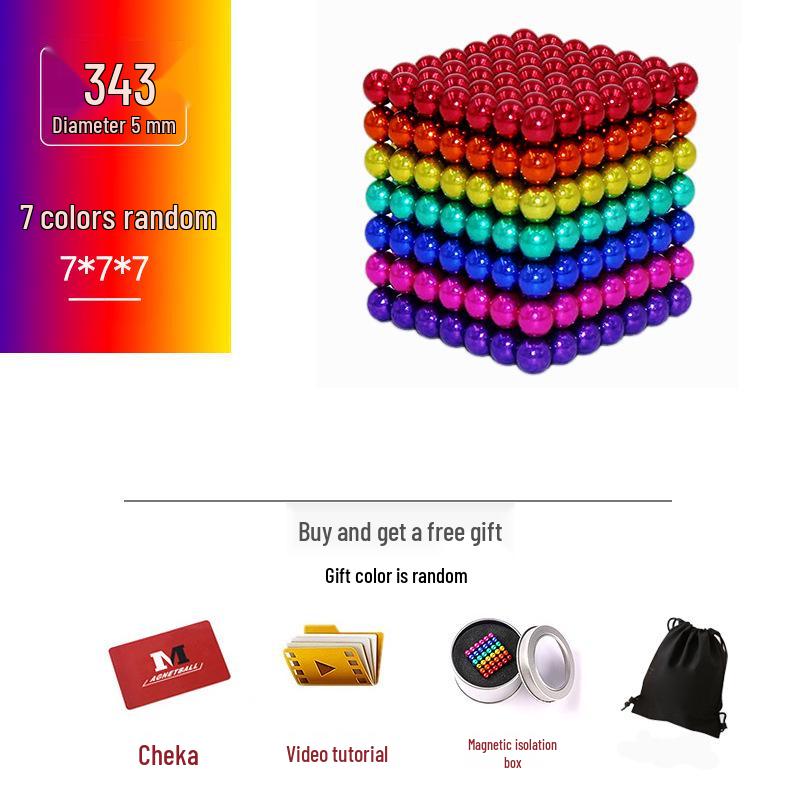 Buck Ball 1000: Magnetic Balls & Sticks Educational Set for Decompression & Creativity