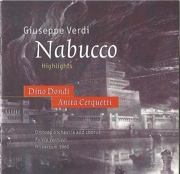 

CD DINO DONDI - Nabucco Highlights GLH805 Intermusic S.A. 1997 Germany Classical Used