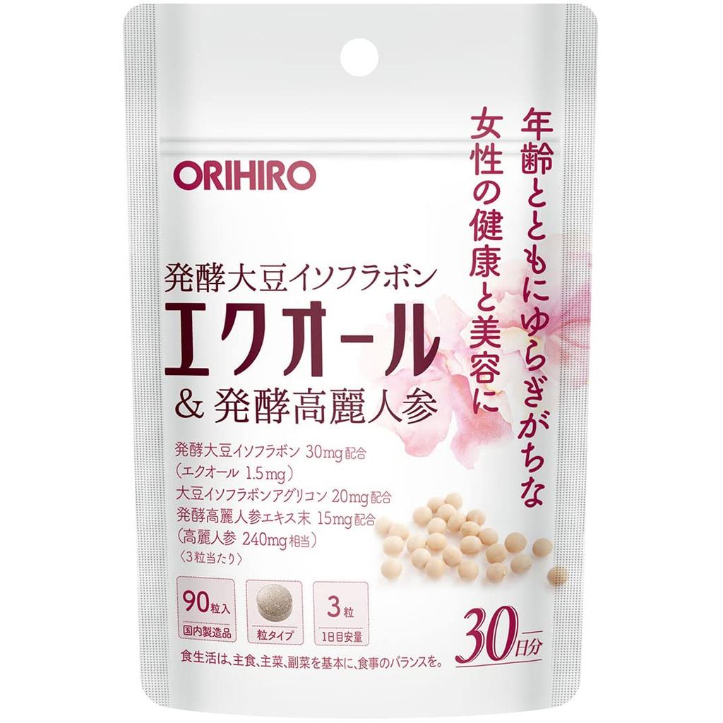 Orihiro Equol & Fermentovaný korejský ženšen | Equol, Aglykon sójových isoflavonů, Ženšen