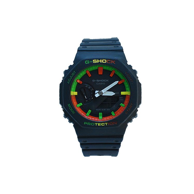 

CASIO Men Liquid Crystal,Analog Dual Display Series Black Watch GA-2100-1A1(Watch3--) Traffic Lights