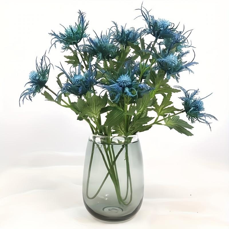 Sunmade Ins Thorn Parsley Flower Branch Plastic Artificial Flowers Wedding Decoration Fake Flores Fleur Artificielle Fall Decor