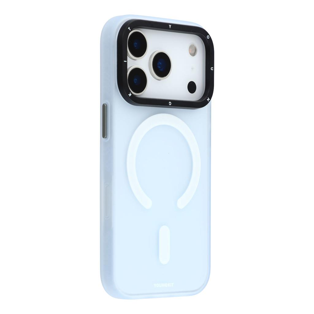 YOUNGKIT For iPhone 17 Pro Max Matte Case Compatible with MagSafe PET TPU Phone Cover