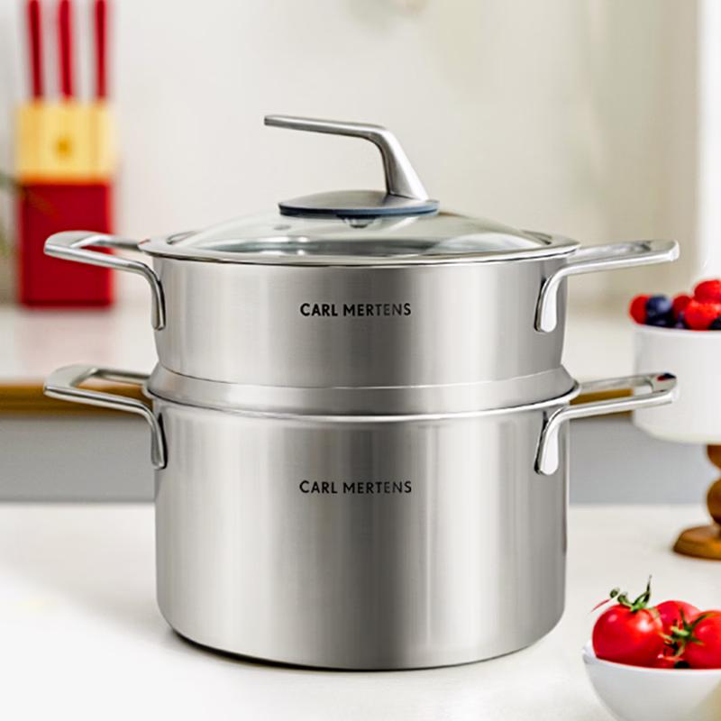 Santouying Pure Titanium Multi-functional Steamer and Soup Pot
