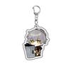 Acrylic Keychains Honkai Star Rail Tingyun Elysia Asta Herta Jing Yuan March 7th Yanqing Key Chain A String Bag Backpack Pendant