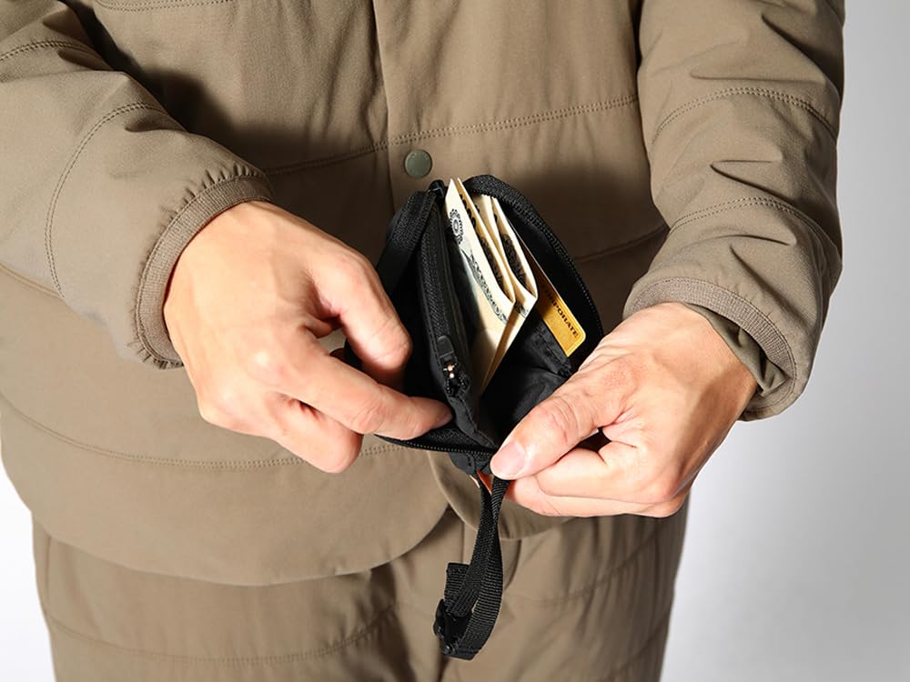 Travel Wallet Active Sling Wallet New Black [Snow Peak] Men's