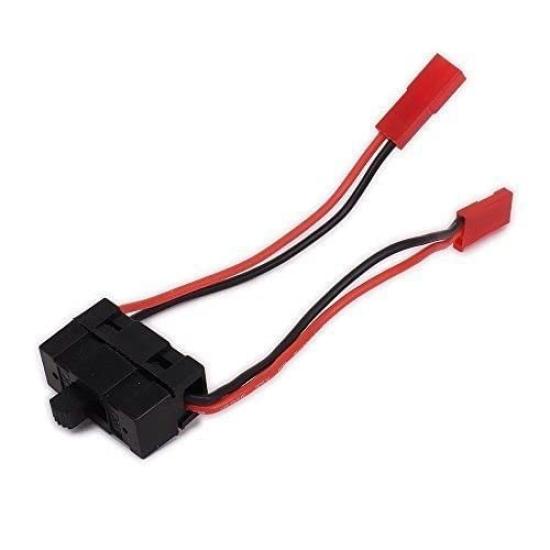 GTIWUNG 2-Pack OnOff Power Switch Receiver Switch & 6-Piece 4-Cell Double-Sided Holder 4 x 1.5V AA Container Holder Case with JST Connector Plug for