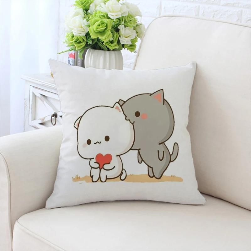 

Милый медведь декоративный узор наволочка для автомобиля украшения для офиса гостиной дивана дома наволочка 40x40cm