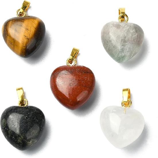 Ipotkitt 30 Pcs Natural Mixed Gemstone Connector Charms Sun Stone Charms Links Celestial Stone Charms for Jewelry Making DIY Craft Findings