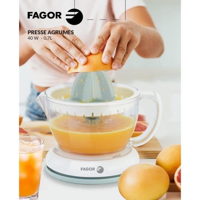 Electric Citrus Press - FAGOR - FGPA07 - 700 Ml - 2 Cones - Pouring Spout