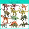 High Quality Abs Jurassic Dinosaur Model Set Features Poseable Figures And Details