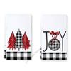 Festival Holiday Dish Towels Soft Absorbent Polyester Cloths Kitchen Towel For Christmas Decoration And Kitchen Cleaning P9YB