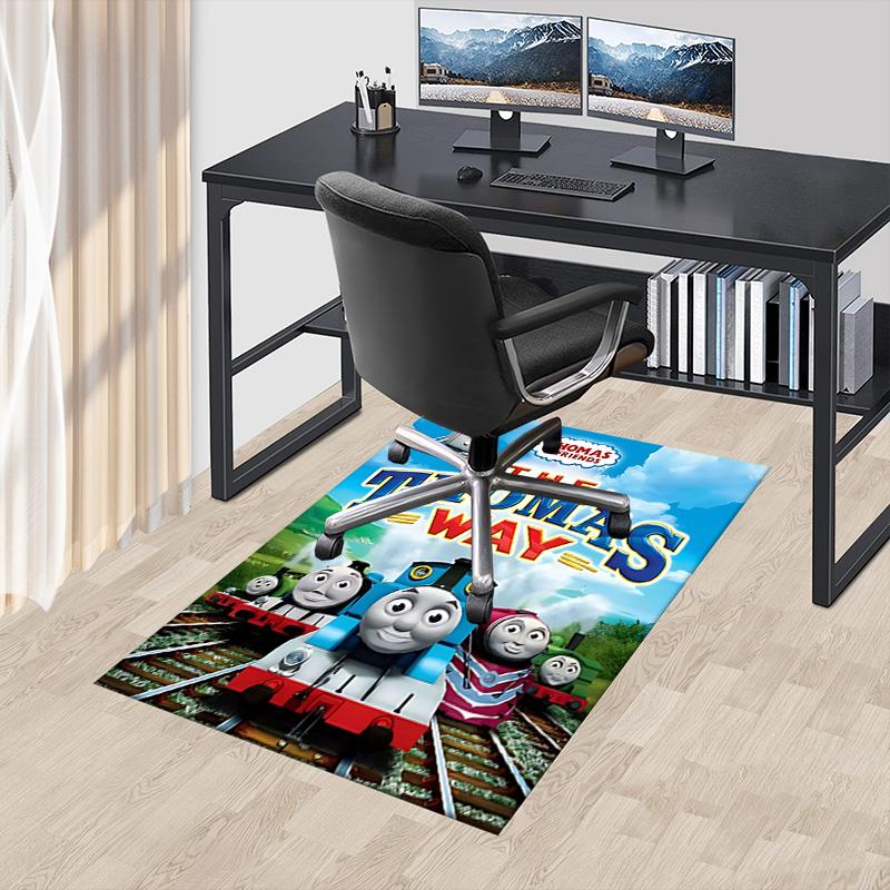 1pc Thomas Friends Thomas Way Carpet for Playroom Bedroom Living Room Sofa Home Decor,kids Game Area Rug Non-slip Floor Mat Y73045