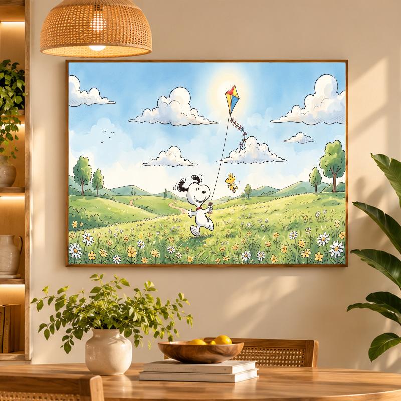 5D Diamond Painting Snoopy Peanuts DIY Full Drill Diamond Art Kit Home Decoration