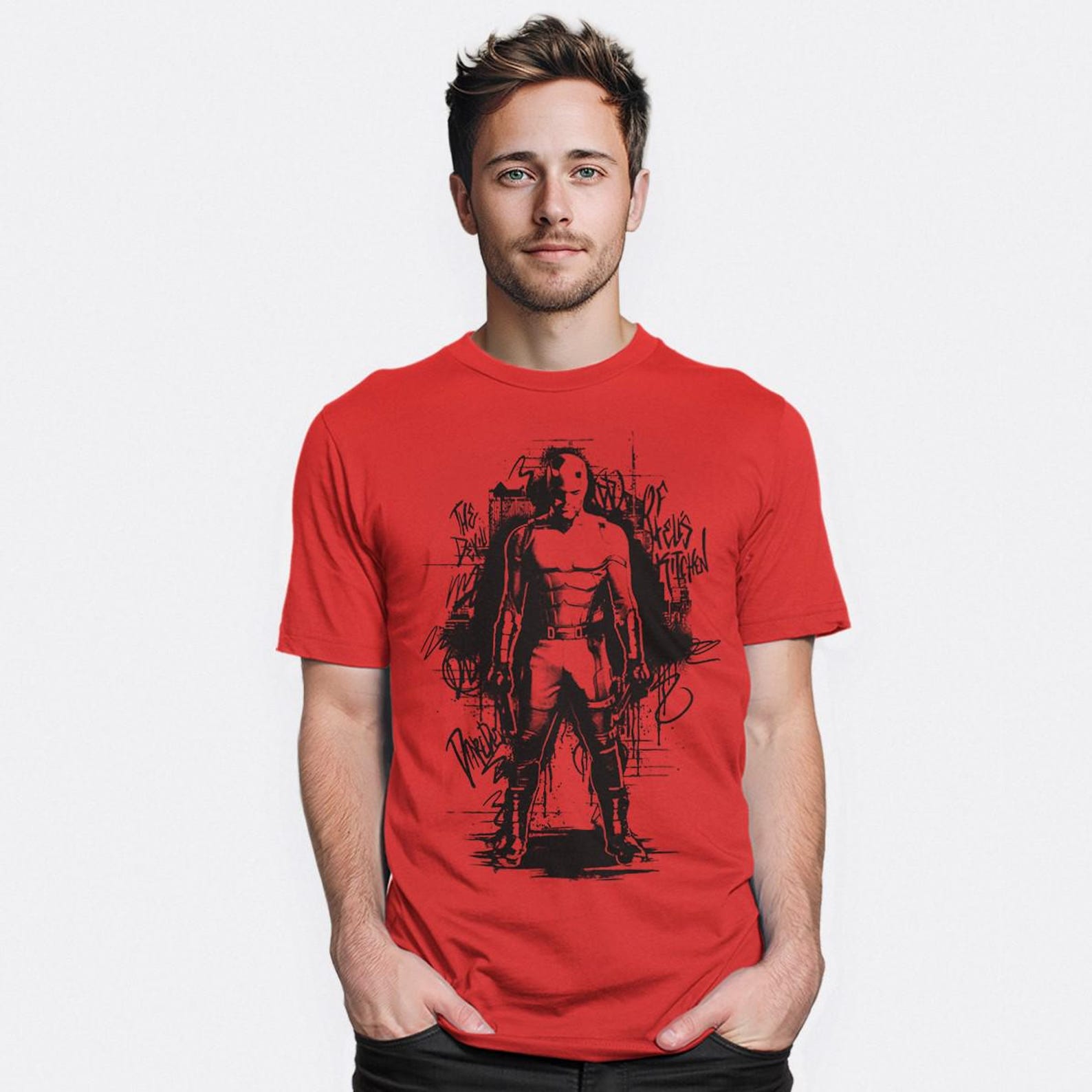 Daredevil Born Again Graphic T-Shirt, Men s and Women s Sizes (DVL-520117) 2XL