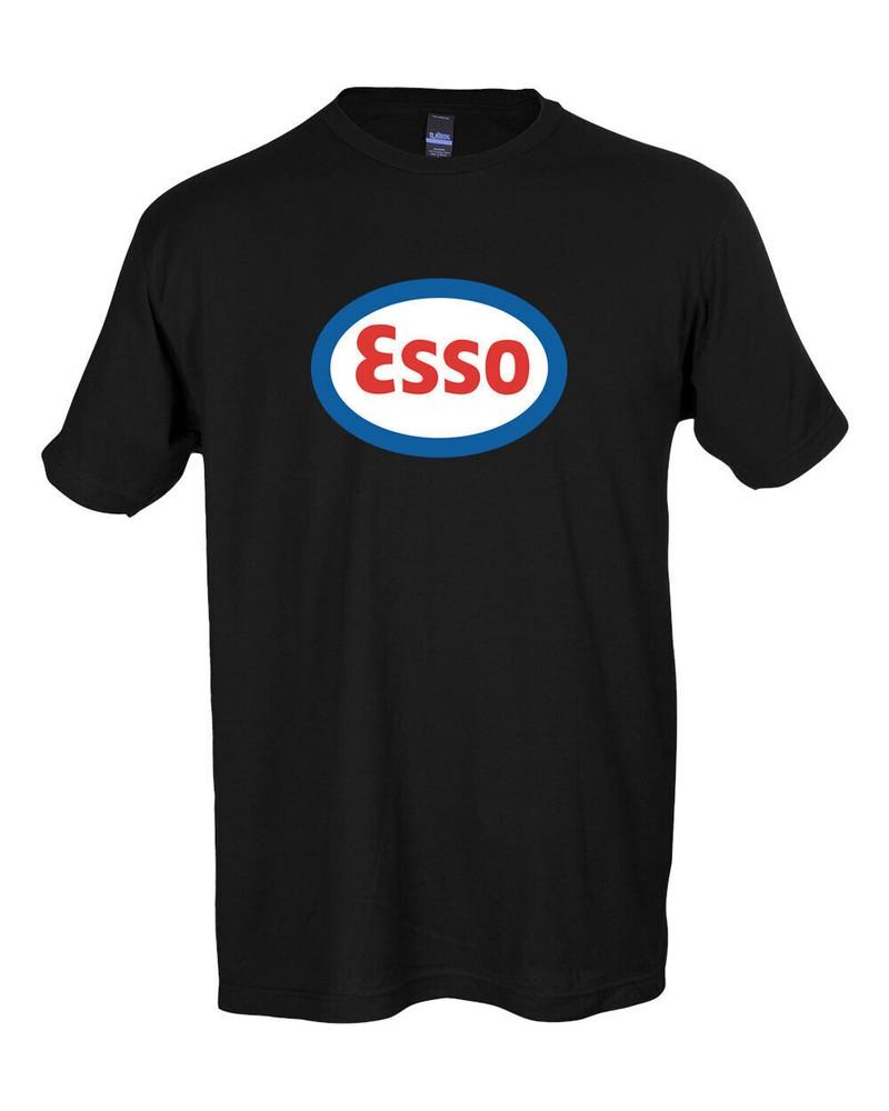 Esso Gasoline Oil Main Logo shirt 6 Sizes S-5XL! Fast Ship! Unisex T-Shirt S