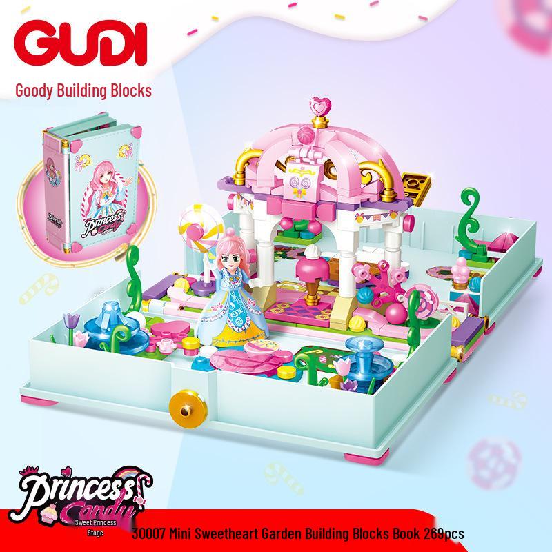 Gudi Princess Castle Garden Building Blocks Educational Toy for Girls