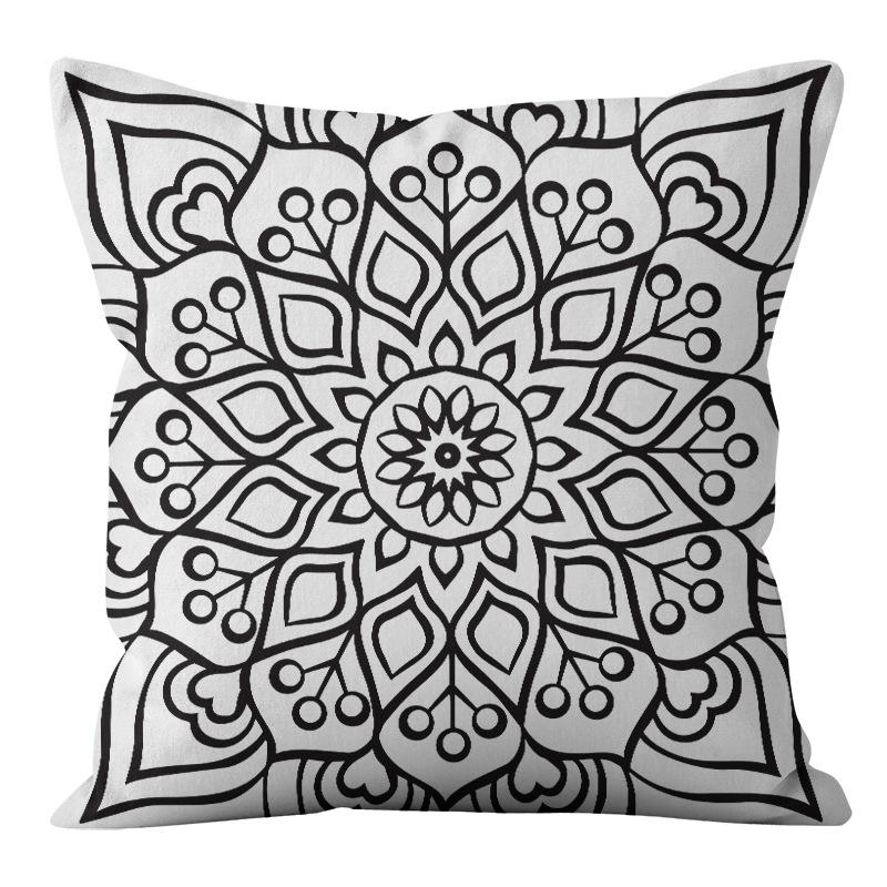 New Geometric Printed Pillow Case Home Sofa Office Pillow
