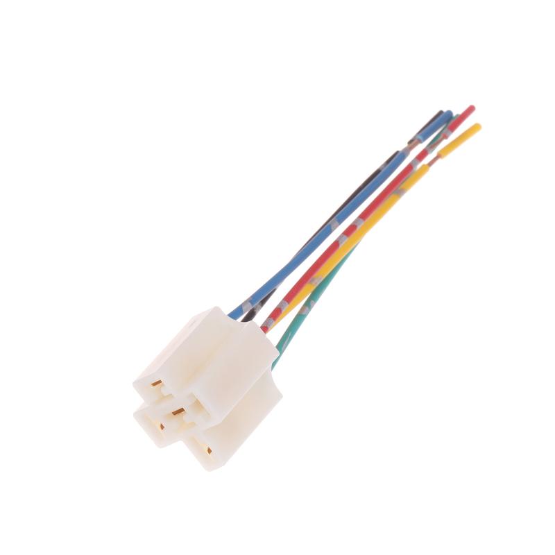 5-Pin Automotive Relay Socket Harness,Pre-Wired Electrical Connector Plug for Car Relay