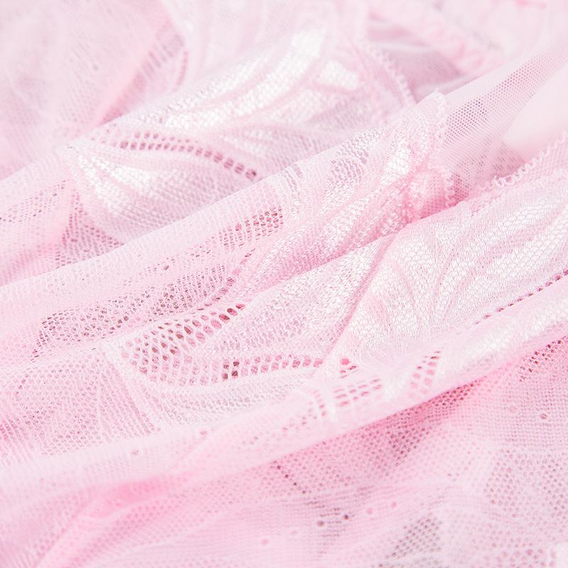 Intimo Sexy in Pizzo Trasparente a Vita Media da Donna Mutandine a Triangolo Traspiranti e Confortevoli Sollevano i Fianchi