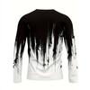 Men's 3D Printed Poker Long Sleeve T-Shirt Top