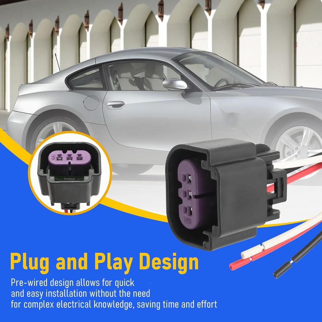 Flex Fuel Sensor Connector Replacement for GM E85 Flex Pigtail Plastic Fuel Composition Ethanol E85-2