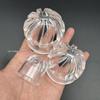 Transparenter atmungsaktiver Deckel mit Wasserstandsanzeige, Anti-Saug-Funktion, Überlaufanschluss und durchlässiger Abdeckung für Fischkorb.