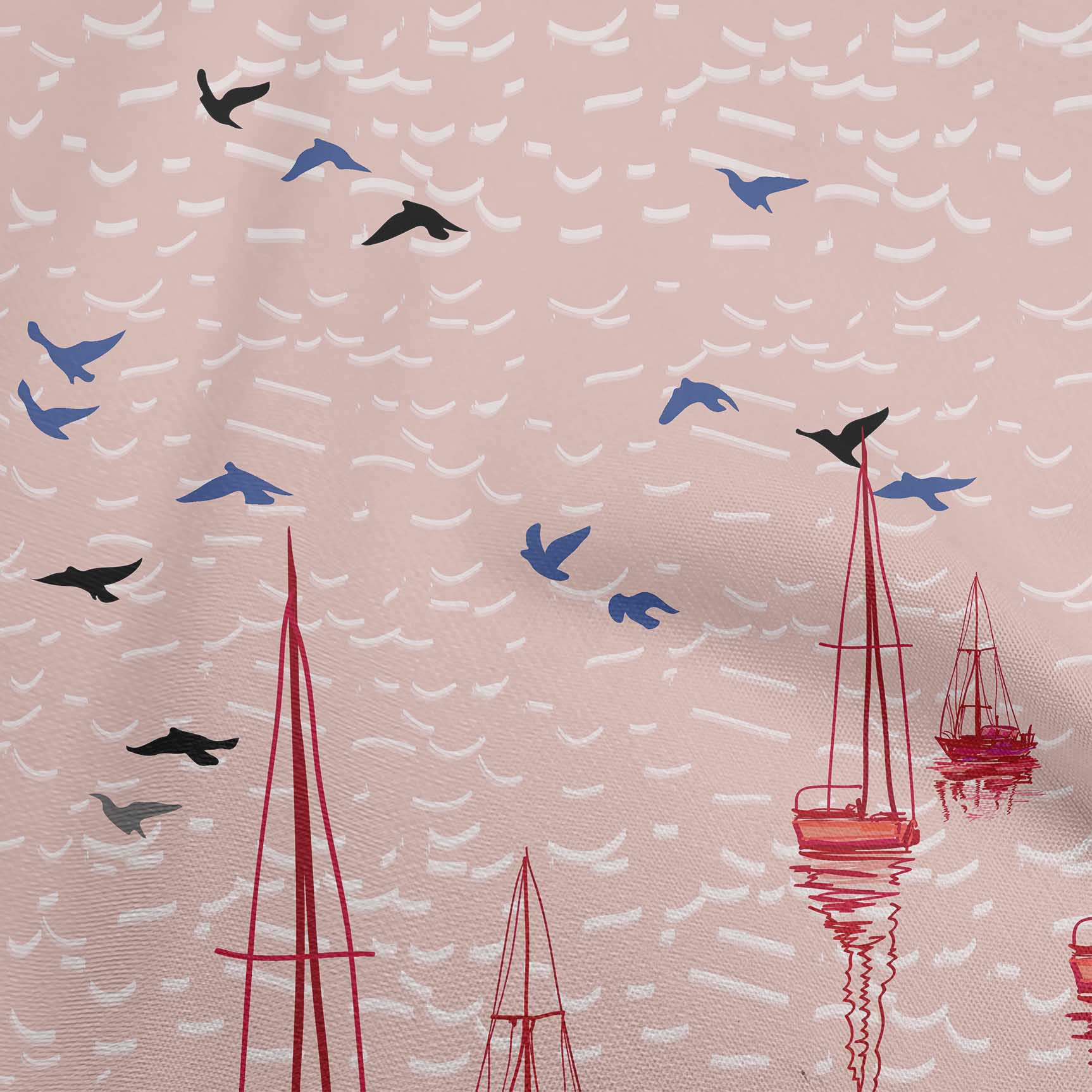 

oneOone Cotton Poplin Black Fabric Tropical Bach Sewing Craft Projects Fabric Prints By Yard 42 Inch 42 Inch Wide - Viscose Chiffon світло-рожевий колір