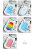 Non-Slip Baby Bath Mat - Silicone Cartoon Seat for Bathtub or Pool, Eco-Friendly & Odorless