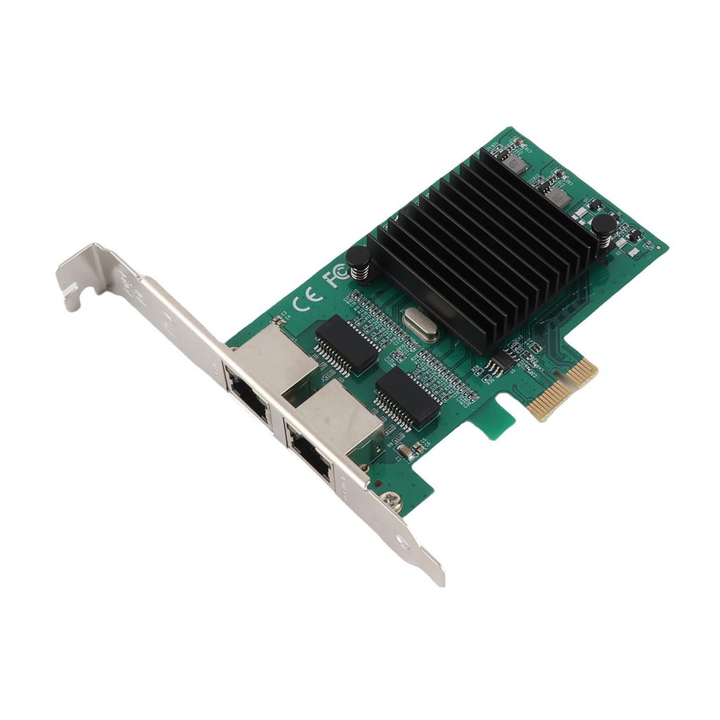 PCI-E Gigabit Netzwerkkarte Dual Port 1000Mbps 82576 Desktop-Computer Eingebaute Hochgeschwindigkeits-Dual-Port-Netzwerkkarte