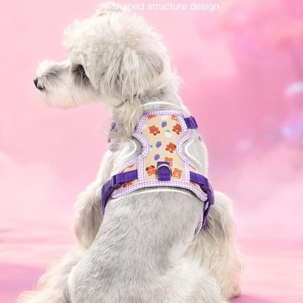 Adjustable Dog Harness Leash Set Escape-Proof Dog Chest Strap No Pull Pet Leash  Daily Use