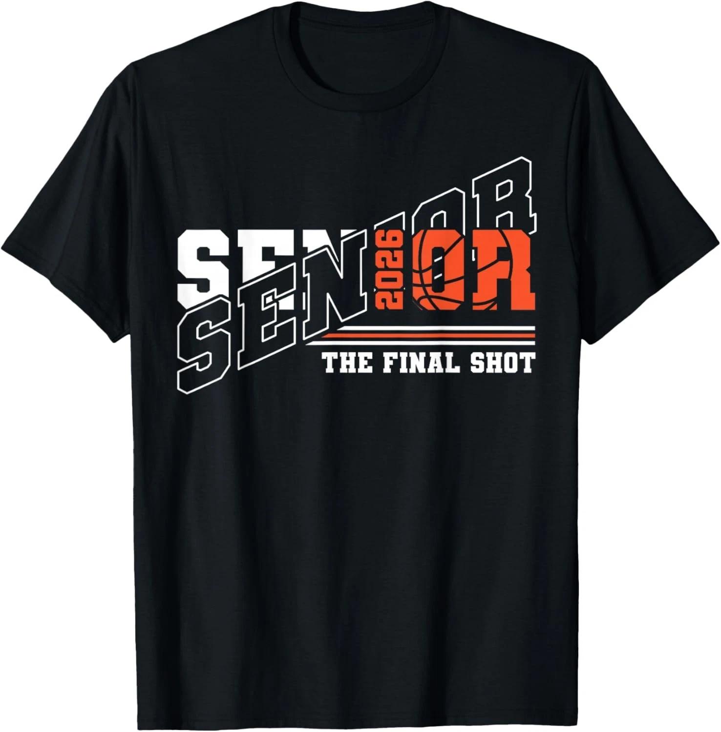 Senior Basketball Class of 2026 Crew Basketball Senior Night Gift Unisex T-Shirt S