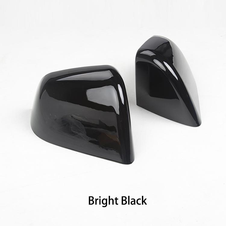 Pasta z uhlíkových vláken Boční kryt zrcátek dveří pro Tesla Model Y Auto Exteriérové ​​příslušenství Boční kryty Zadní kryt Model Y Příslušenství