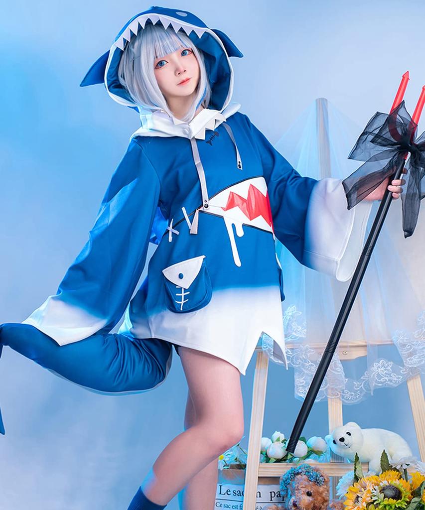 Hololive Cosplay Gawr Gura with wig [milky time] Same-chan (L)