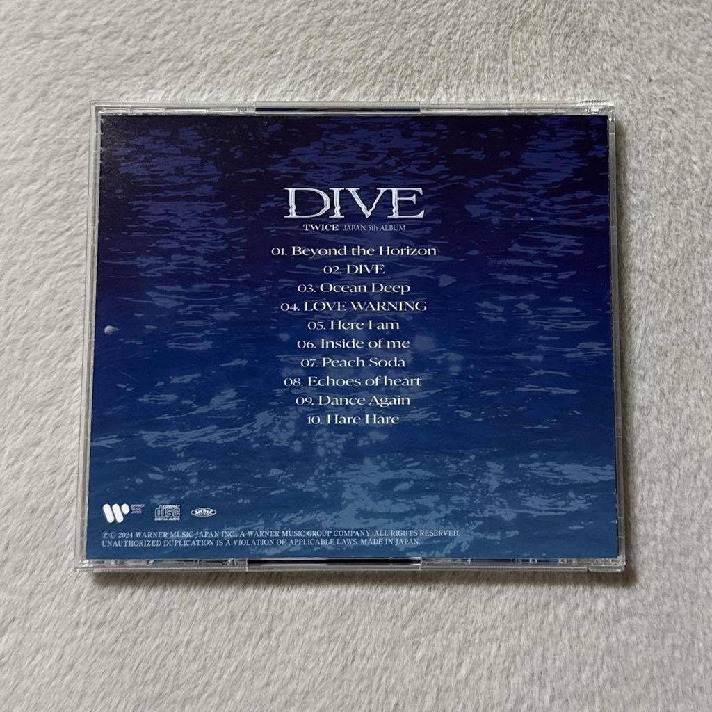 [USED] TWICE DIVE ONCE JAPAN Limited Edition Sana Edition Solo Edition CD