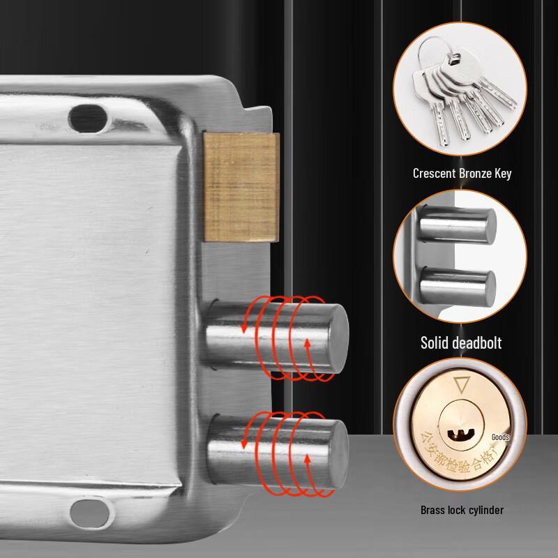 Zhang's Yijia Stainless Steel External Security Door Lock