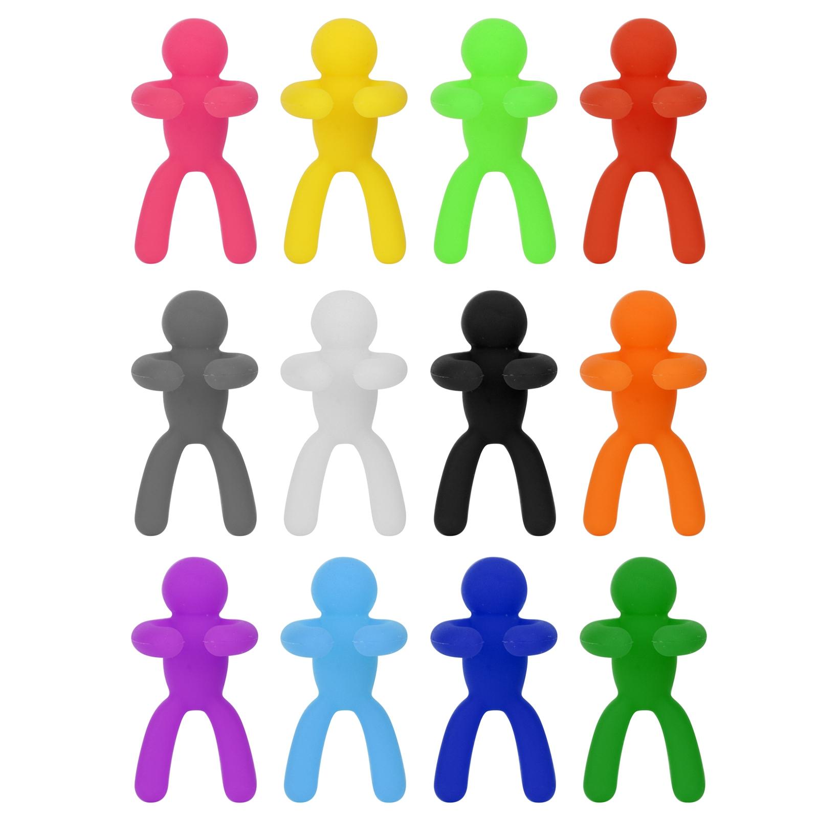 

Silicone Wine Glass Marker Drinking Glass Identification Labels Tag Signs for Party Supplies Type 1