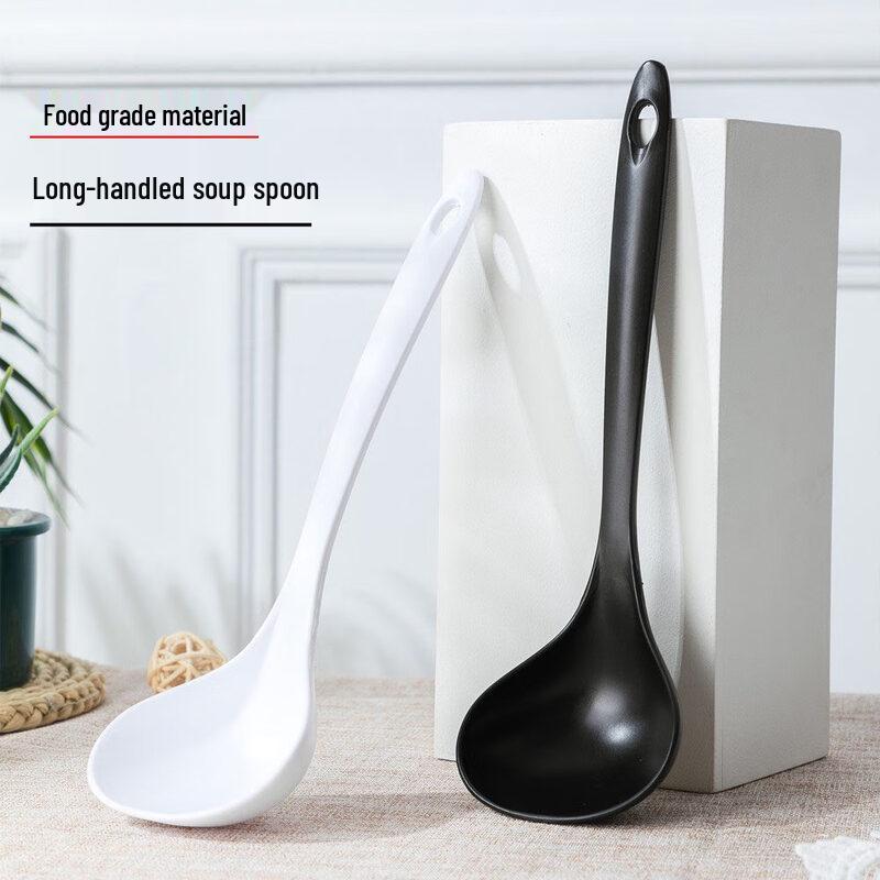 Two-Color Long Handle Deep Soup Ladle