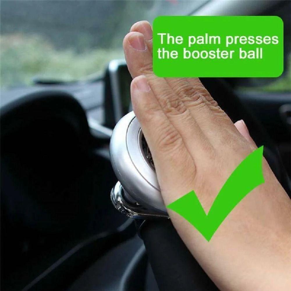 Smooth Premium Finish Steering Wheel Booster Knob Auto Steering Auxiliary Knob  Driving
