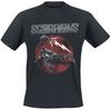 Vintage Scorpions Blitzskorpion Print Unisex T-Shirt Weiches Atmungsaktives Lässiges T-Shirt Herren Damen Streetwear