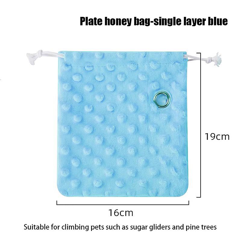 

Милый креативный мешок для летяги, дышащий спальный мешок для маленьких животных, удобная переносная кровать-гнездо, товары для домашних животных синий