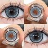 Eyeshare Purple Contact Lenses for Cosmetic Eyes Beautiful Fashion Gray Brown Pupil Lenses
