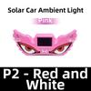 Wireless Solar Powered Demon Eye Car Light Suction Cup Smart LED Lights Cool EYE Ambient Lights
