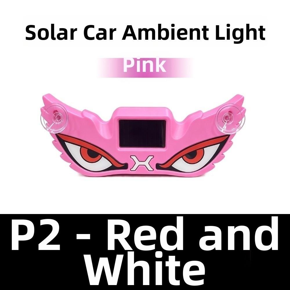 Wireless Solar Powered Demon Eye Car Light Suction Cup Smart LED Lights Cool EYE Ambient Lights