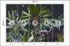 Photomural Animals Amidst Palm Trees And Plants Self-Adhesive Mural 400x280