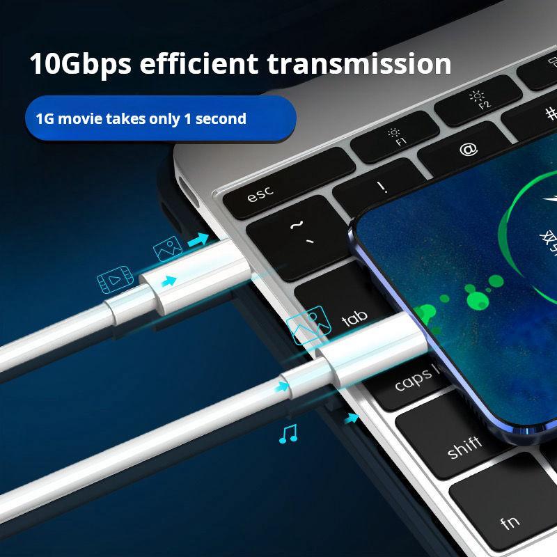 PD 60W USB C To Type-C Double Fast Charging Data Cable Short 0.25/0.5m For Iphone Samsung Xiaomi Macbook iPad Data Line