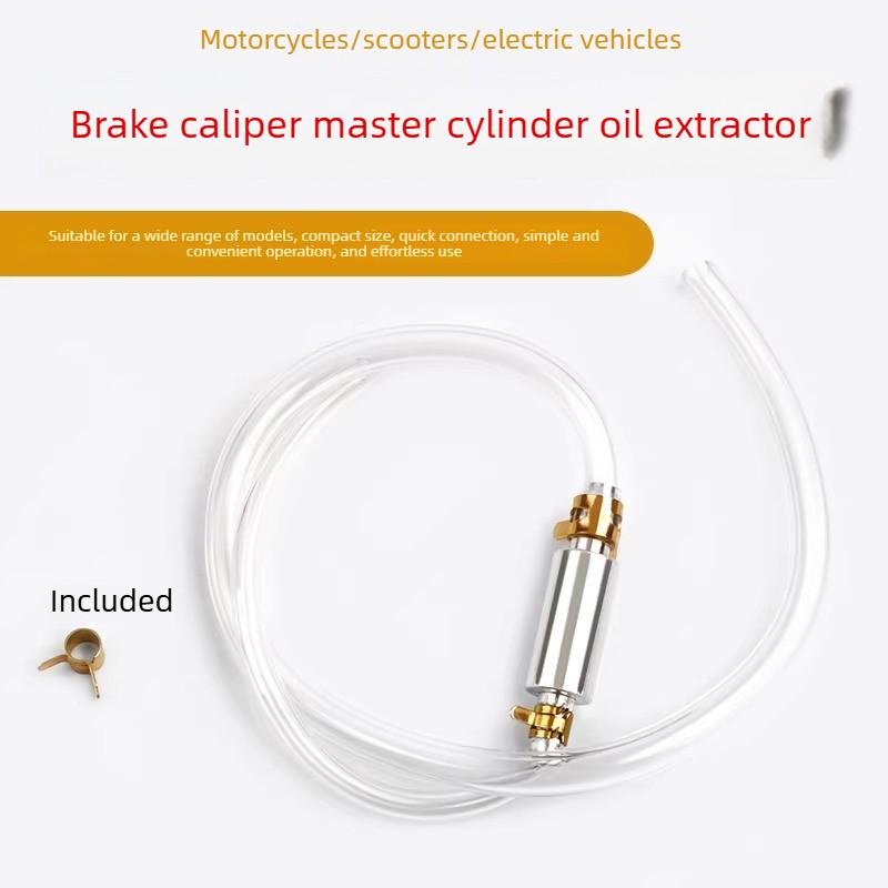 Motorcycle Fuel Pipe Pumping Machine Hydraulic Brake Bleeder Brake Caliper Oil Drain Pipe Oil Suction Tool